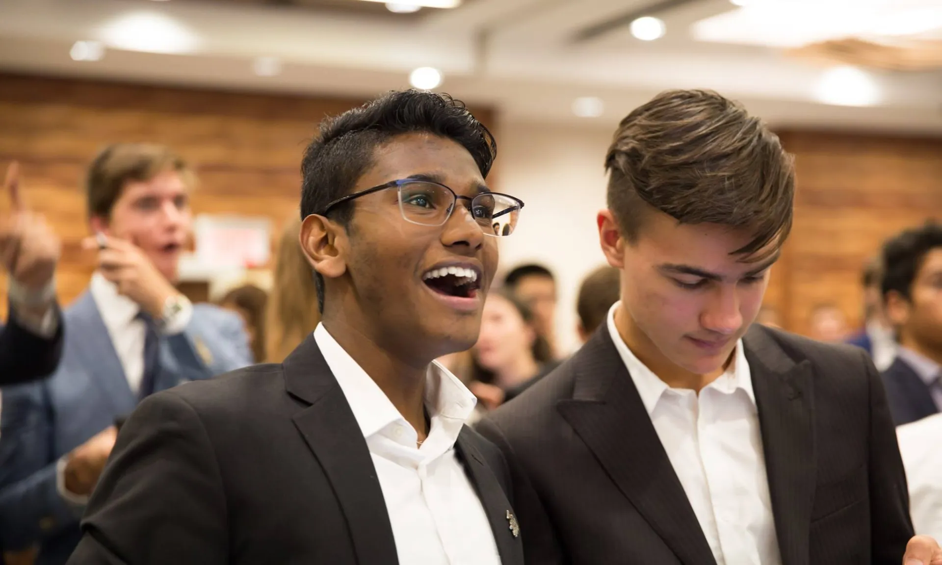 Participants during a Boursify simulation event